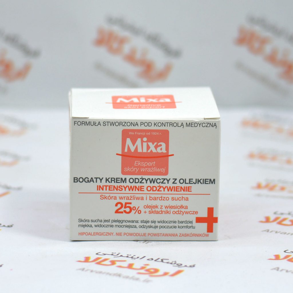 کرم مرطوب کننده قوی میکسا Mixa مدل Nutrition - فروشگاه اینترنتی اروندکالا