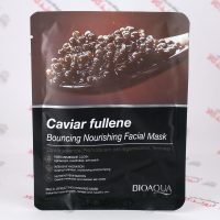 ماسک ورقه ای صورت بیوآکوا BioAqua مدل Caviar Fullene