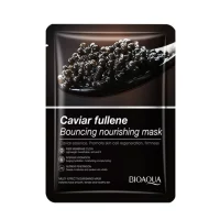 ماسک ورقه ای صورت بیوآکوا BioAqua مدل Caviar Fullene