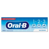 خمیر دندان اورال بی OralB مدل Whitening 1.2.3
