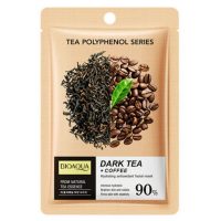 ماسک ورقه ای صورت بیوآکوا BioAqua مدل Dark Tea & coffee
